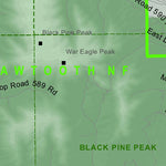 Idaho Department of Fish & Game General Season Hunt Areas - Wolf - Unit 57 digital map