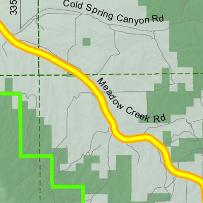 Idaho Department of Fish & Game General Season Hunt Areas - Wolf - Unit 57 digital map