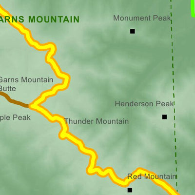 Idaho Department of Fish & Game General Season Hunt Areas - Wolf - Unit 65 digital map