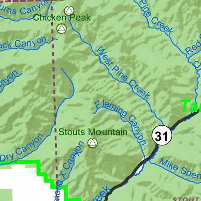 Idaho Department of Fish & Game General Season Hunt Areas - Wolf - Unit 67 digital map