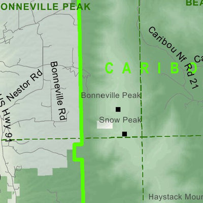 Idaho Department of Fish & Game General Season Hunt Areas - Wolf - Unit 71 digital map