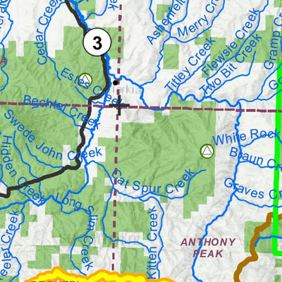 Idaho Department of Fish & Game General Season Hunt Areas - Wolf - Unit 8A private lands only digital map