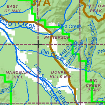 Idaho Department of Fish & Game General Season Hunt Areas - Wolf - Units 29, 37 and 37A digital map