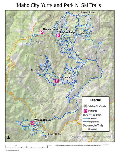 Idaho City Yurts and Park N' Ski Trails Preview 1