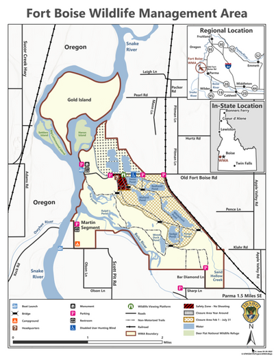 2025 Fort Boise WMA Map Preview 1