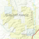 American Falls Sublett Range Idaho Snowmobile Trails Preview 3