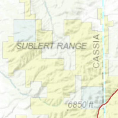 American Falls Sublett Range Idaho Snowmobile Trails Preview 3