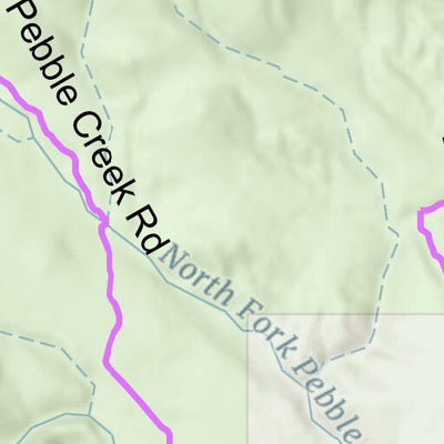 Portneuf Range – Inkom/Lava Idaho Snowmobile Map Preview 2