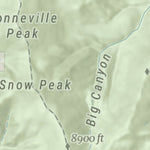 Portneuf Range – Inkom/Lava Idaho Snowmobile Map Preview 3