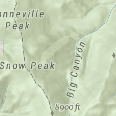 Portneuf Range – Inkom/Lava Idaho Snowmobile Map Preview 3