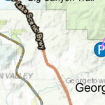 Montpelier/East Soda Springs Idaho Snowmobile Trail Map Preview 3