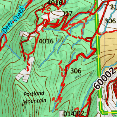 Idaho HuntData LLC Idaho Controlled Antelope Unit 30A Land Ownership Map (30A) digital map