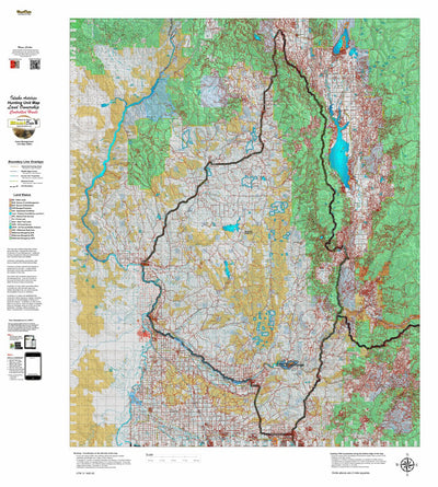 Idaho HuntData LLC Idaho Controlled Antelope Unit 32(1) Land Ownership Map (32-1 ) digital map