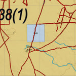 Idaho HuntData LLC Idaho Controlled Antelope Unit 38(1) Land Ownership Map (38-1 ) digital map