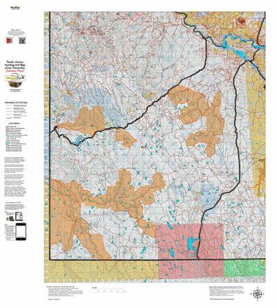 Idaho HuntData LLC Idaho Controlled Antelope Unit 41(1) Land Ownership Map (41-1 ) digital map