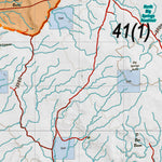 Idaho HuntData LLC Idaho Controlled Antelope Unit 41(1) Land Ownership Map (41-1 ) digital map