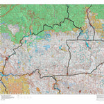 Idaho HuntData LLC Idaho Controlled Antelope Unit 44(2) Land Ownership Map (44-2 ) digital map