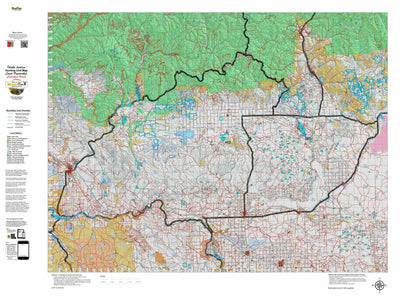 Idaho HuntData LLC Idaho Controlled Antelope Unit 44(2) Land Ownership Map (44-2 ) digital map
