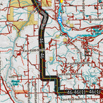Idaho HuntData LLC Idaho Controlled Antelope Unit 46(1)X Land Ownership Map (46-1 X) digital map