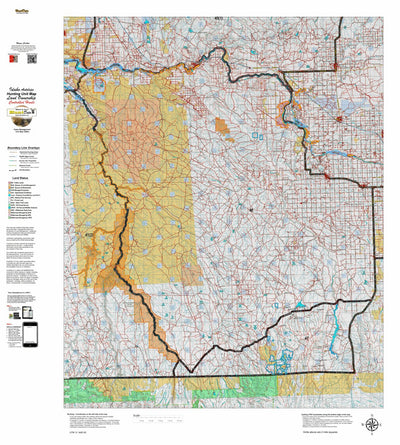 Idaho HuntData LLC Idaho Controlled Antelope Unit 46 Land Ownership Map (46) digital map