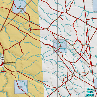 Idaho HuntData LLC Idaho Controlled Antelope Unit 46 Land Ownership Map (46) digital map