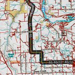 Idaho HuntData LLC Idaho Controlled Antelope Unit 46 Land Ownership Map (46) digital map