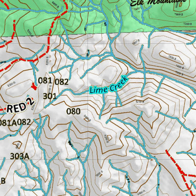 Idaho HuntData LLC Idaho Controlled Antelope Unit 47 Land Ownership Map (47) digital map