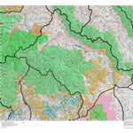 Idaho HuntData LLC Idaho Controlled Antelope Unit 50 Land Ownership Map (50) digital map