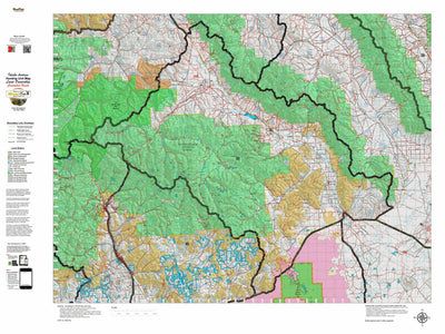 Idaho HuntData LLC Idaho Controlled Antelope Unit 50 Land Ownership Map (50) digital map