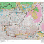 Idaho HuntData LLC Idaho Controlled Antelope Unit 52A(1) Land Ownership Map (52A-1 ) digital map