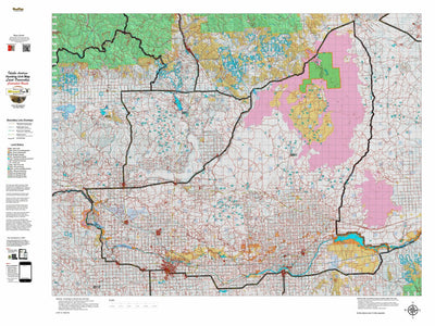 Idaho HuntData LLC Idaho Controlled Antelope Unit 52A(1) Land Ownership Map (52A-1 ) digital map