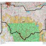 Idaho HuntData LLC Idaho Controlled Antelope Unit 54(1) Land Ownership Map (54-1 ) digital map