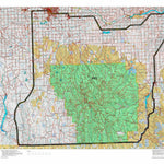 Idaho HuntData LLC Idaho Controlled Antelope Unit 54(2) Land Ownership Map (54-2 ) digital map