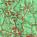Idaho HuntData LLC Idaho Controlled Antelope Unit 54(2) Land Ownership Map (54-2 ) digital map