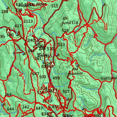 Idaho HuntData LLC Idaho Controlled Antelope Unit 54(2) Land Ownership Map (54-2 ) digital map