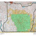 Idaho HuntData LLC Idaho Controlled Antelope Unit 54 Land Ownership Map (54) digital map