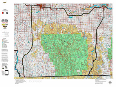 Idaho HuntData LLC Idaho Controlled Antelope Unit 54 Land Ownership Map (54) digital map