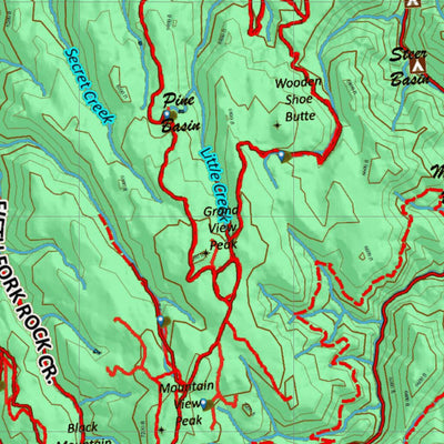 Idaho HuntData LLC Idaho Controlled Antelope Unit 54 Land Ownership Map (54) digital map