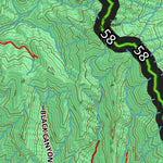 Idaho HuntData LLC Idaho Controlled Antelope Unit 58 Land Ownership Map (58) digital map