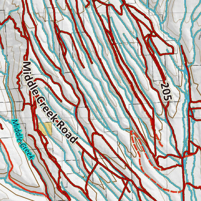 Idaho HuntData LLC Idaho Controlled Antelope Unit 59(1) Land Ownership Map (59-1 ) digital map