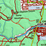 Idaho HuntData LLC Idaho Controlled Antelope Unit 61(1) Land Ownership Map (61-1 ) digital map