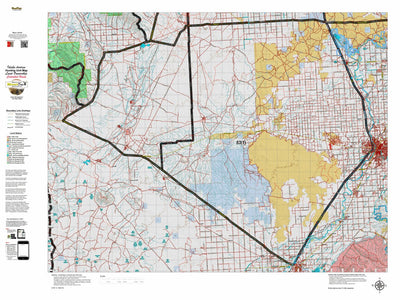 Idaho HuntData LLC Idaho Controlled Antelope Unit 63(1) Land Ownership Map (63-1 ) digital map