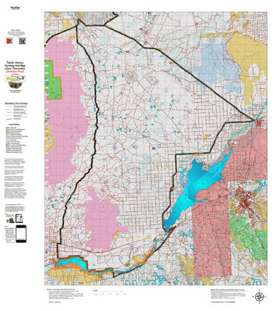 Idaho HuntData LLC Idaho Controlled Antelope Unit 68 Land Ownership Map (68) digital map