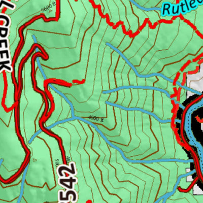 Idaho HuntData LLC Idaho Controlled Bear Unit 1_1_ne Land Ownership Map (1 -1 ne) digital map