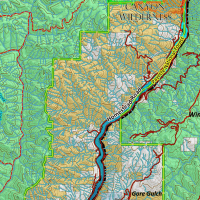 Idaho HuntData LLC Idaho Controlled Bear Unit 22_1_ Land Ownership Map (22 -1 ) digital map