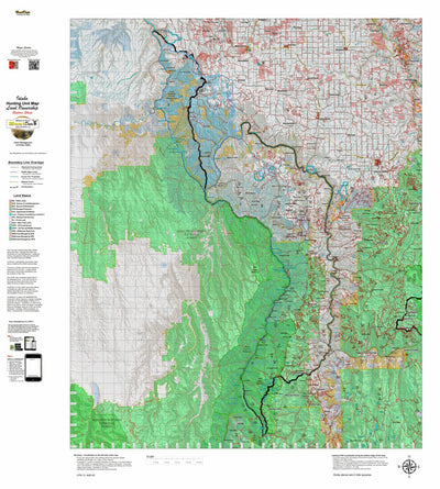 Idaho HuntData LLC Idaho Controlled Bighorn Sheep Unit 11 Unit Map digital map