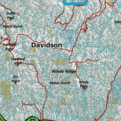 Idaho HuntData LLC Idaho Controlled Bighorn Sheep Unit 11 Unit Map digital map