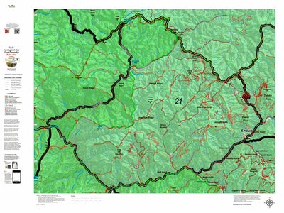 Idaho HuntData LLC Idaho Controlled Bighorn Sheep Unit 21 Unit Map digital map