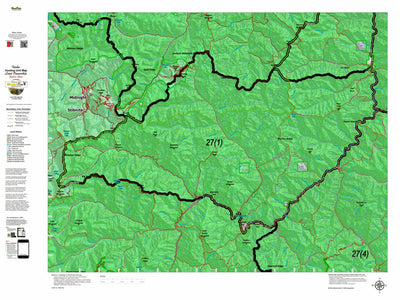 Idaho HuntData LLC Idaho Controlled Bighorn Sheep Unit 27(1) Unit Map (27-1) digital map