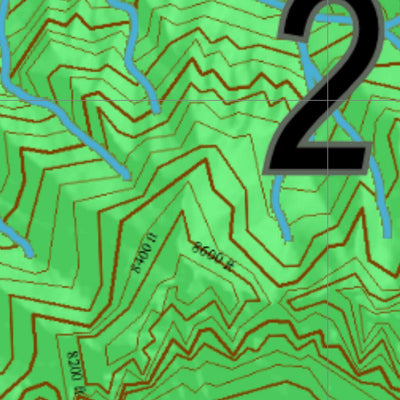 Idaho HuntData LLC Idaho Controlled Bighorn Sheep Unit 27(2) Unit Map (27-2) digital map